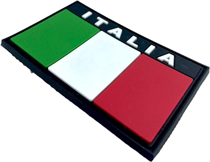 Italy Italian Italia Flag Airsoft PVC Morale Cosplay Team Patch