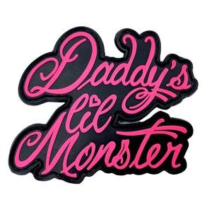 Daddy's Lil Monster Harley Quinn Tattoo Airsoft Paintball PVC Morale Cosplay Patch