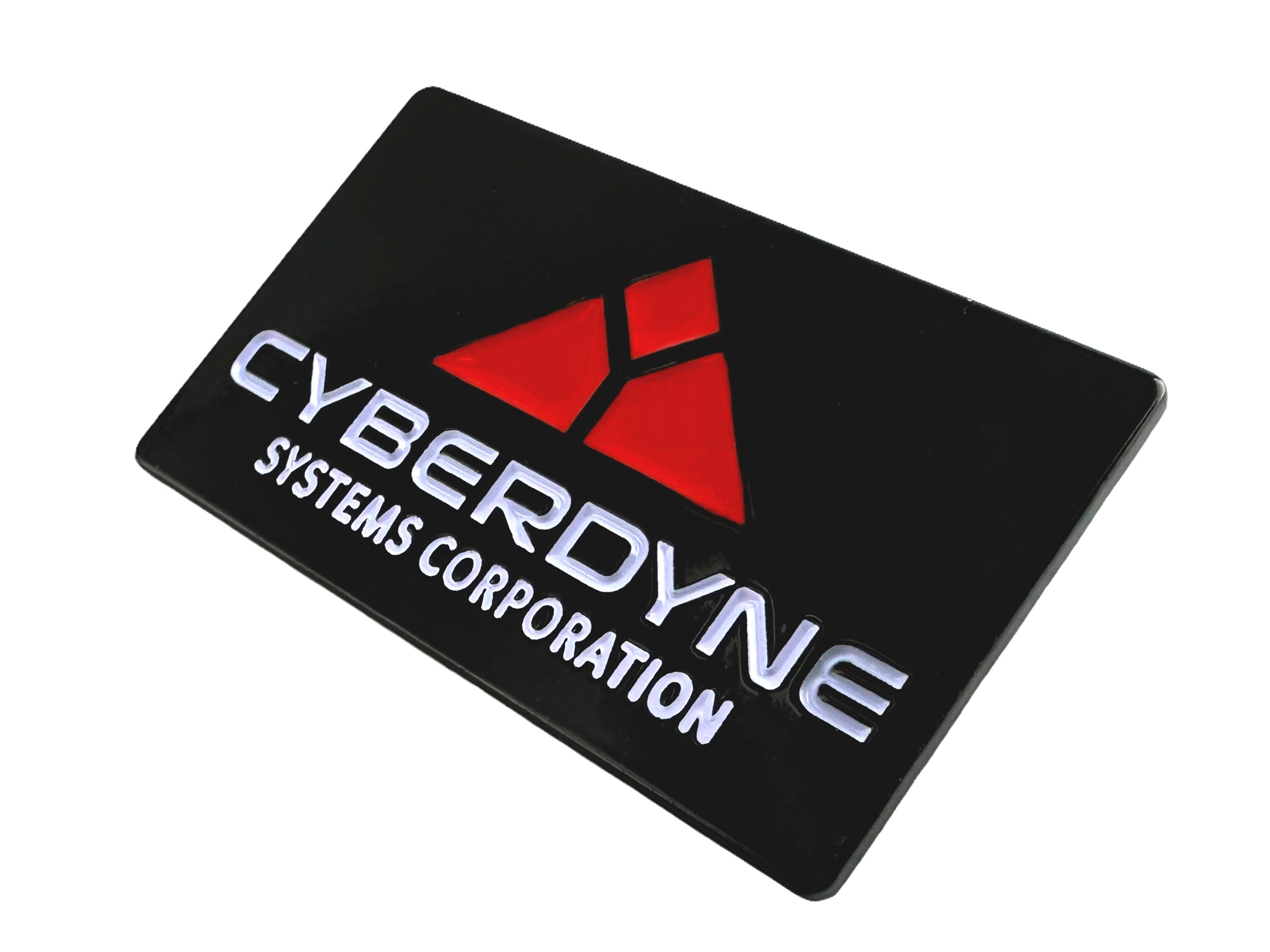 Cyberdyne Corporations Metal Fan Pin Badge Brooch