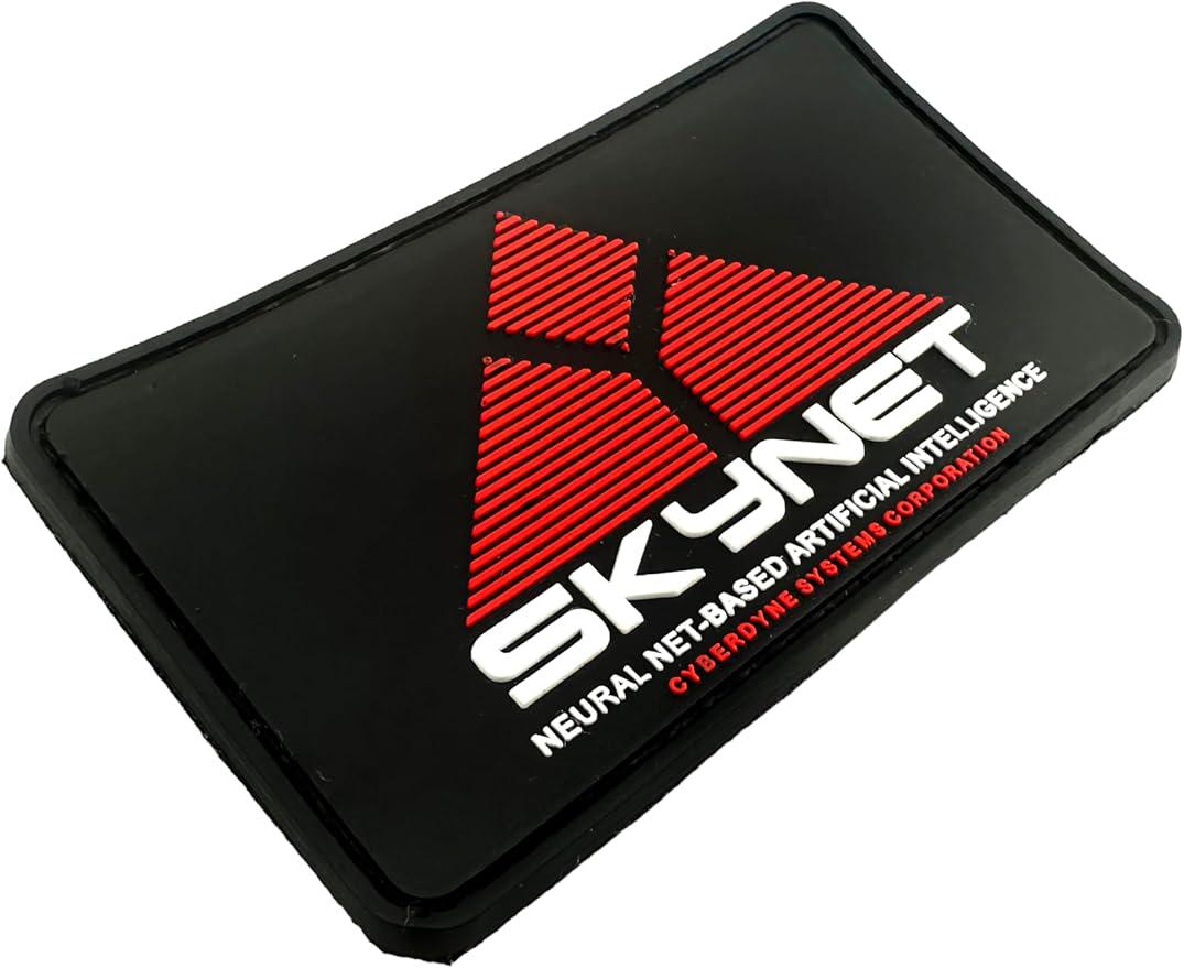 Skynet Cyberdyne Systems Corporation Airsoft Paintball PVC Morale Fan Patch