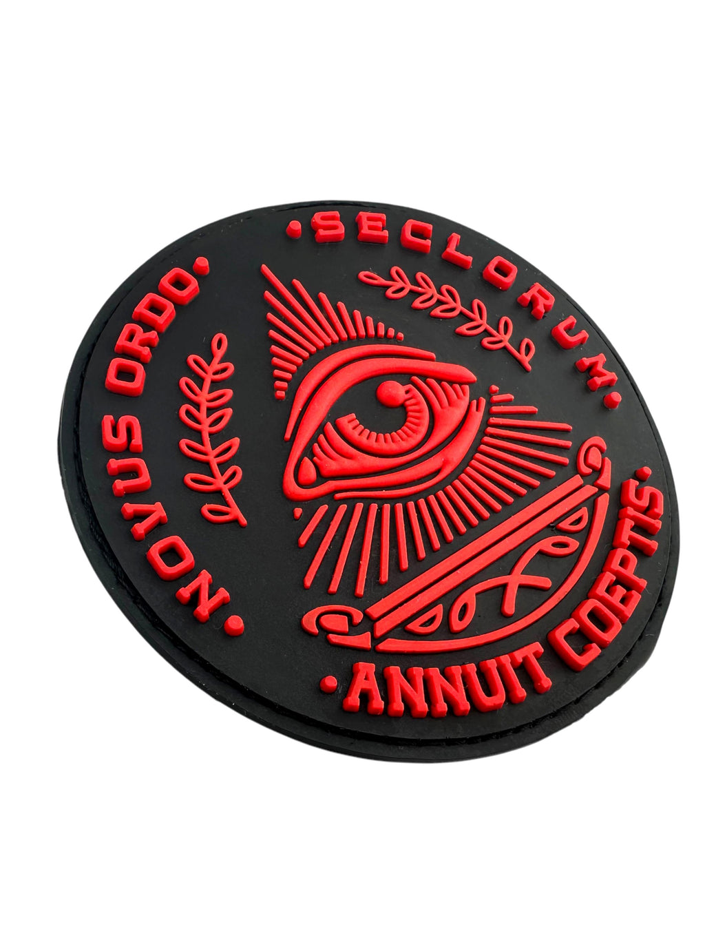 Illuminati Eye of Providence Annuit Coeptis Airsoft Paintball PVC Morale Patch