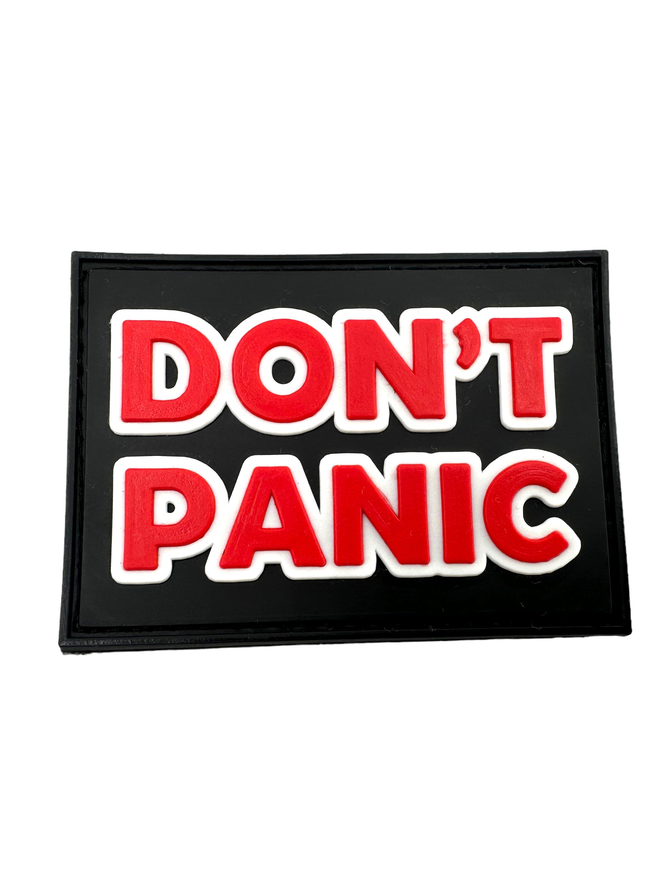 Don't Panic Tactical Airsoft Paintball PVC Morale Patch