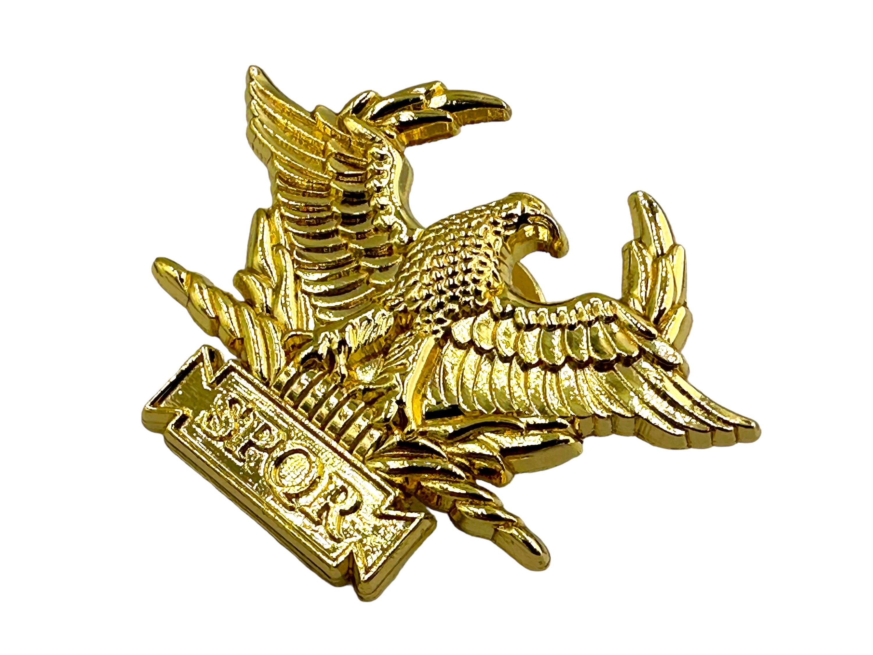 SPQR Senatus Populusque Romanus Ancient Roman Republic Metal Pin Badge Brooch