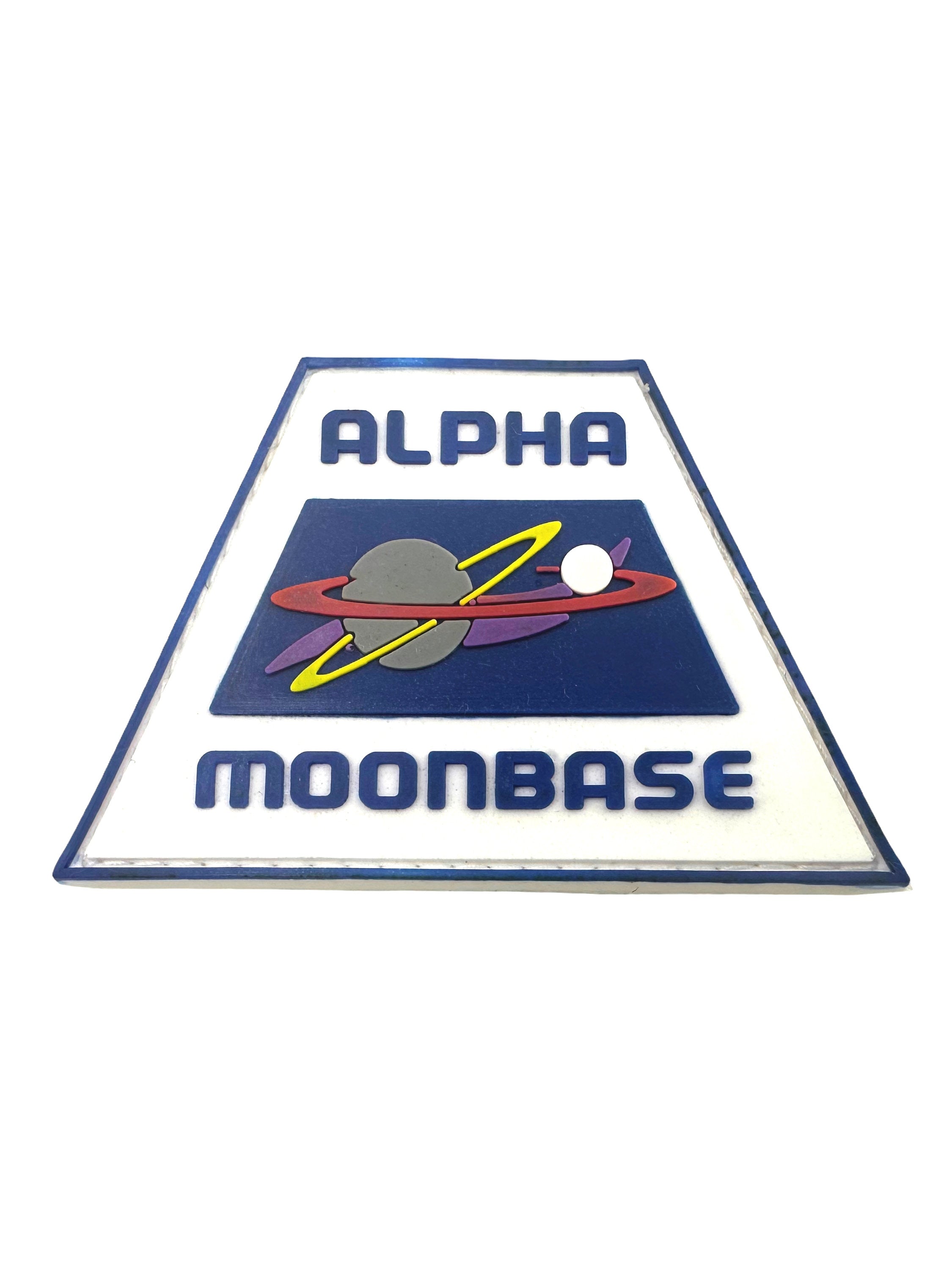 Alpha Moonbase Space 1999 Tactical PVC Airsoft Paintball Cosplay Retro Sci Fi Patch