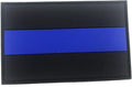 Thin Blue Line Flag Police Service Paintball Airsoft Paintball PVC Morale Patch