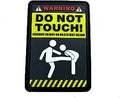 Warning Do Not Touch Cosplay Airsoft Paintball PVC Fan Morale Patch