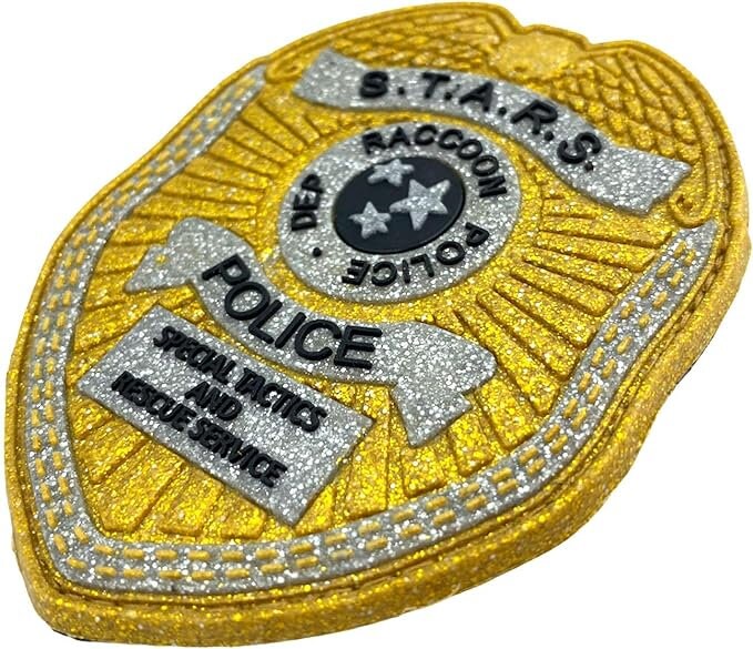 STARS Raccoon Dept Shield Airsoft Paintball PVC Morale Cosplay Fan Patch