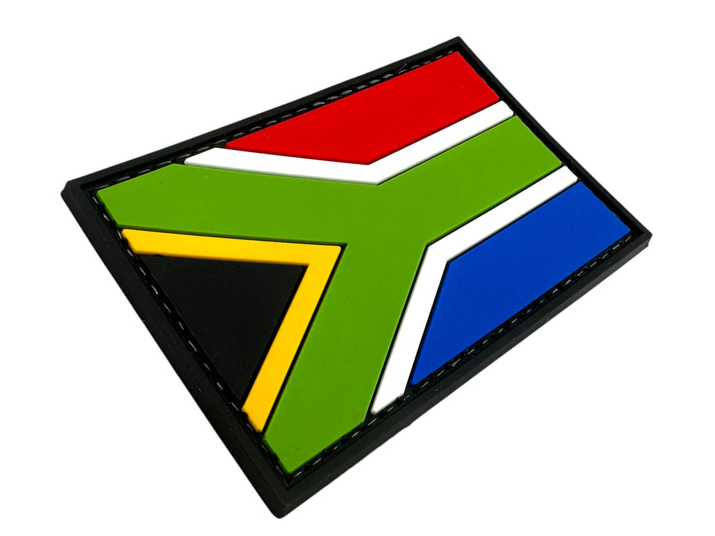 South Africa African Flag Airsoft Paintball PVC Morale Team Patch