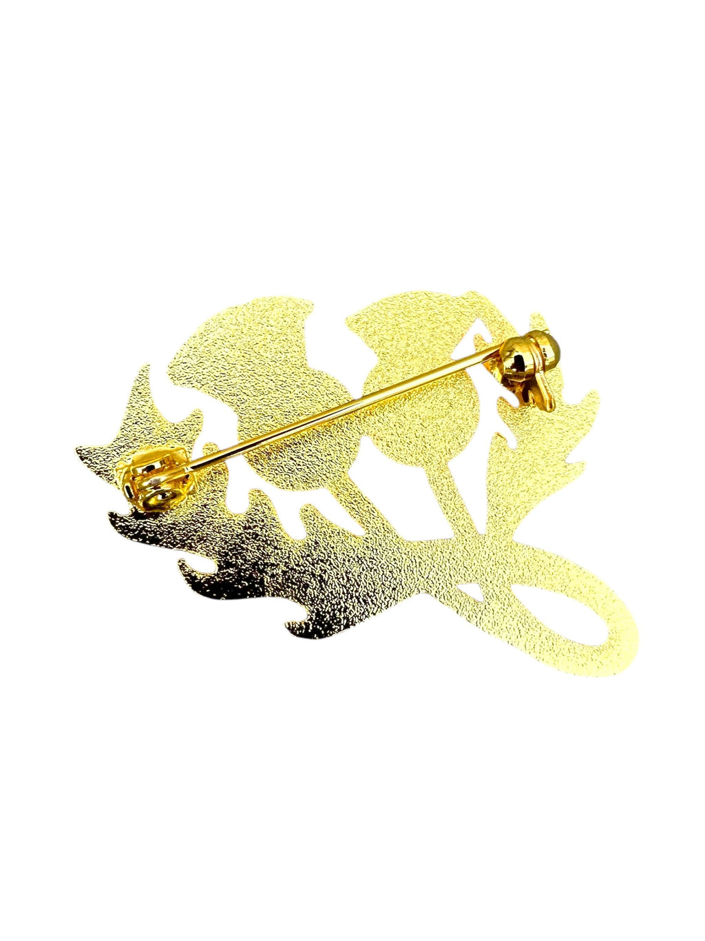 Scotland Scottish Twisted Thistle Cosplay Metal Pin Badge Decorative Brooch