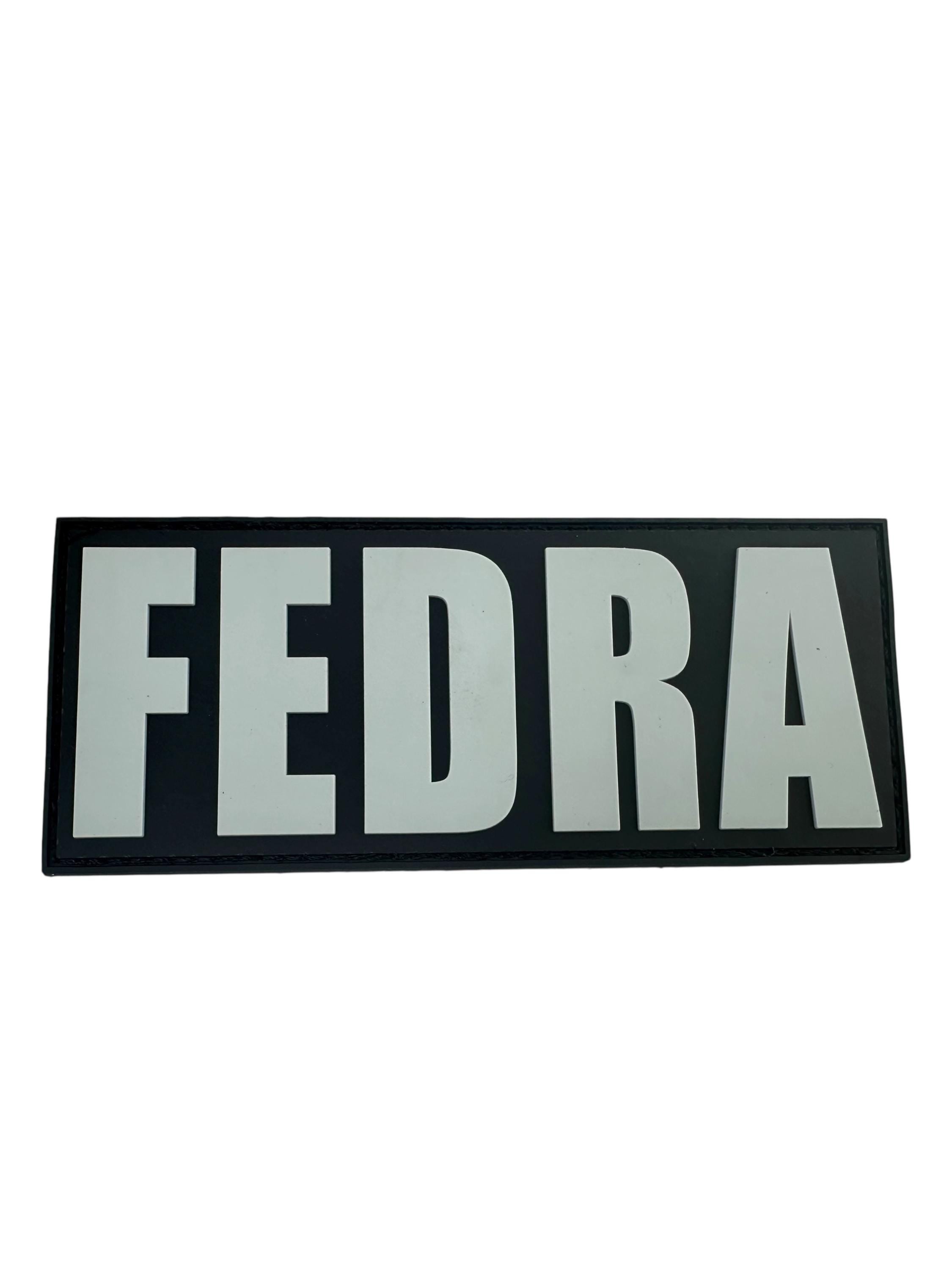 FEDRA Tactical Airsoft Paintball PVC Morale Fan Patch