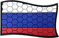Russia Russian Pоссия Honeycomb Flag Airsoft PVC Morale Cosplay Team Patch