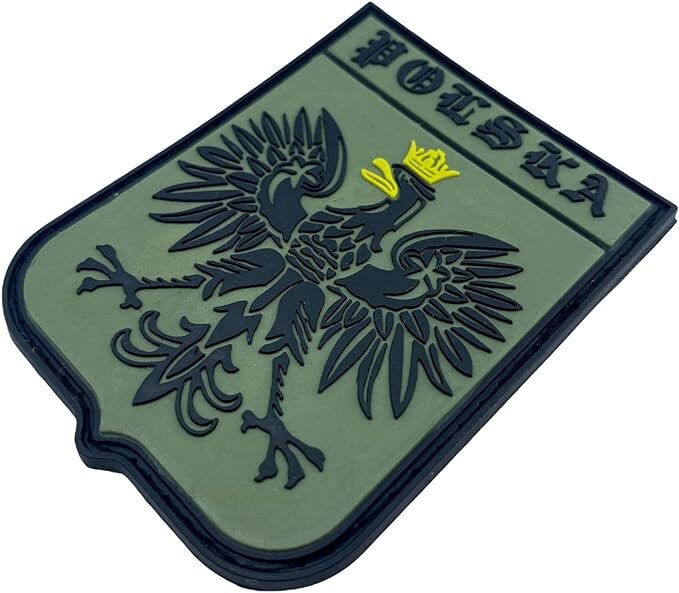 Poland Polish Polska Crest Flag Tactical PVC Airsoft Paintball Cosplay Team Patch