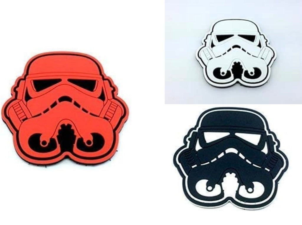 Stormtrooper Helmet Tactical Cosplay Airsoft PVC Fan Morale Sci Fi Patch