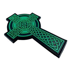 Celtic Cross Rune Airsoft Paintball PVC Morale Cosplay Patch