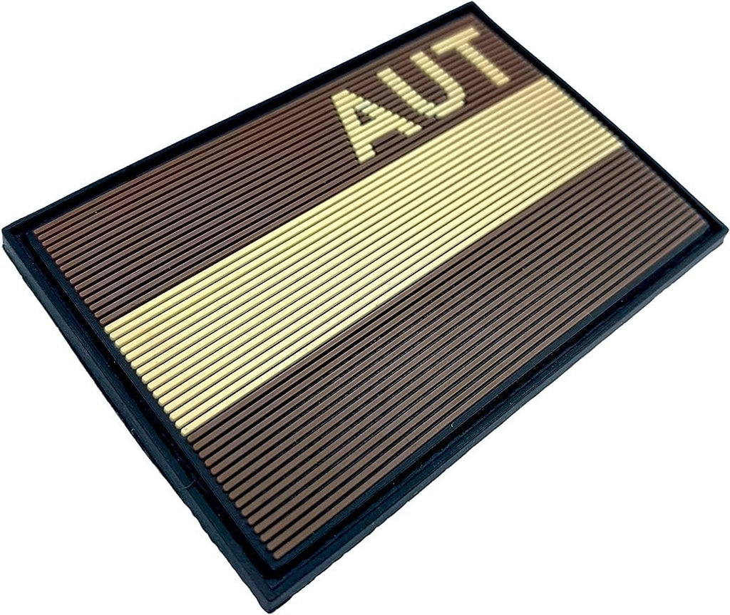 Austrian Austria AUT Österreich Subdued Flag Tactical Airsoft PVC Morale Patch