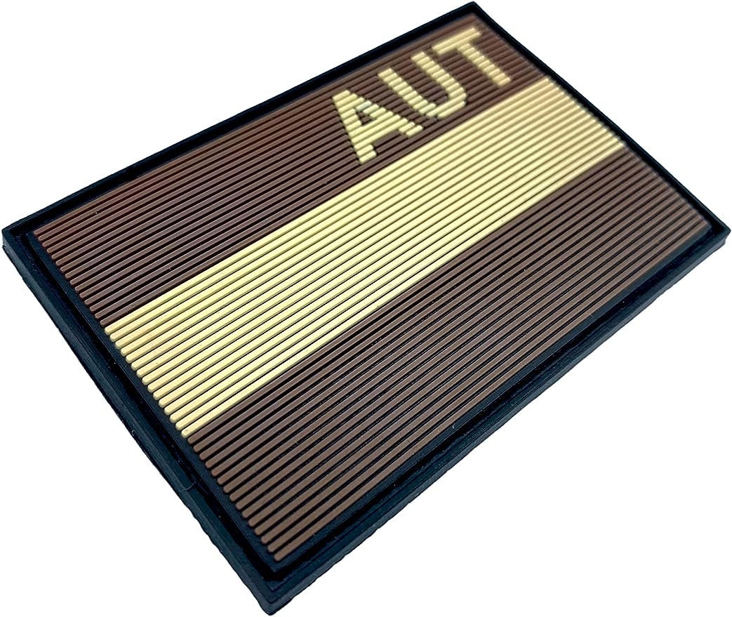 Austrian Austria AUT Österreich Subdued Flag Tactical Airsoft PVC Morale Patch