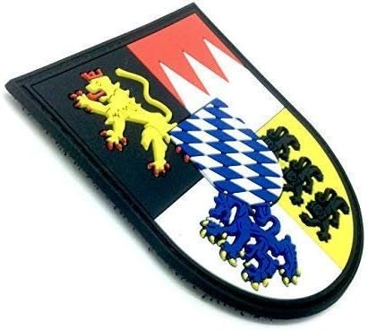 Bavarian Bavaria Coat Of Arms German Crest Munich Nuremberg Airsoft Paintball PVC Morale Team Patch