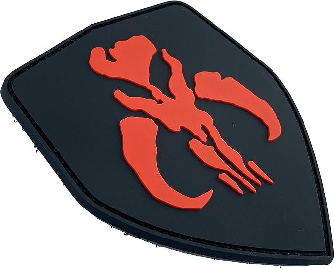 Bounty Hunter Boba Fett Bantha Skull Cosplay Airsoft PVC Fan Morale Patch