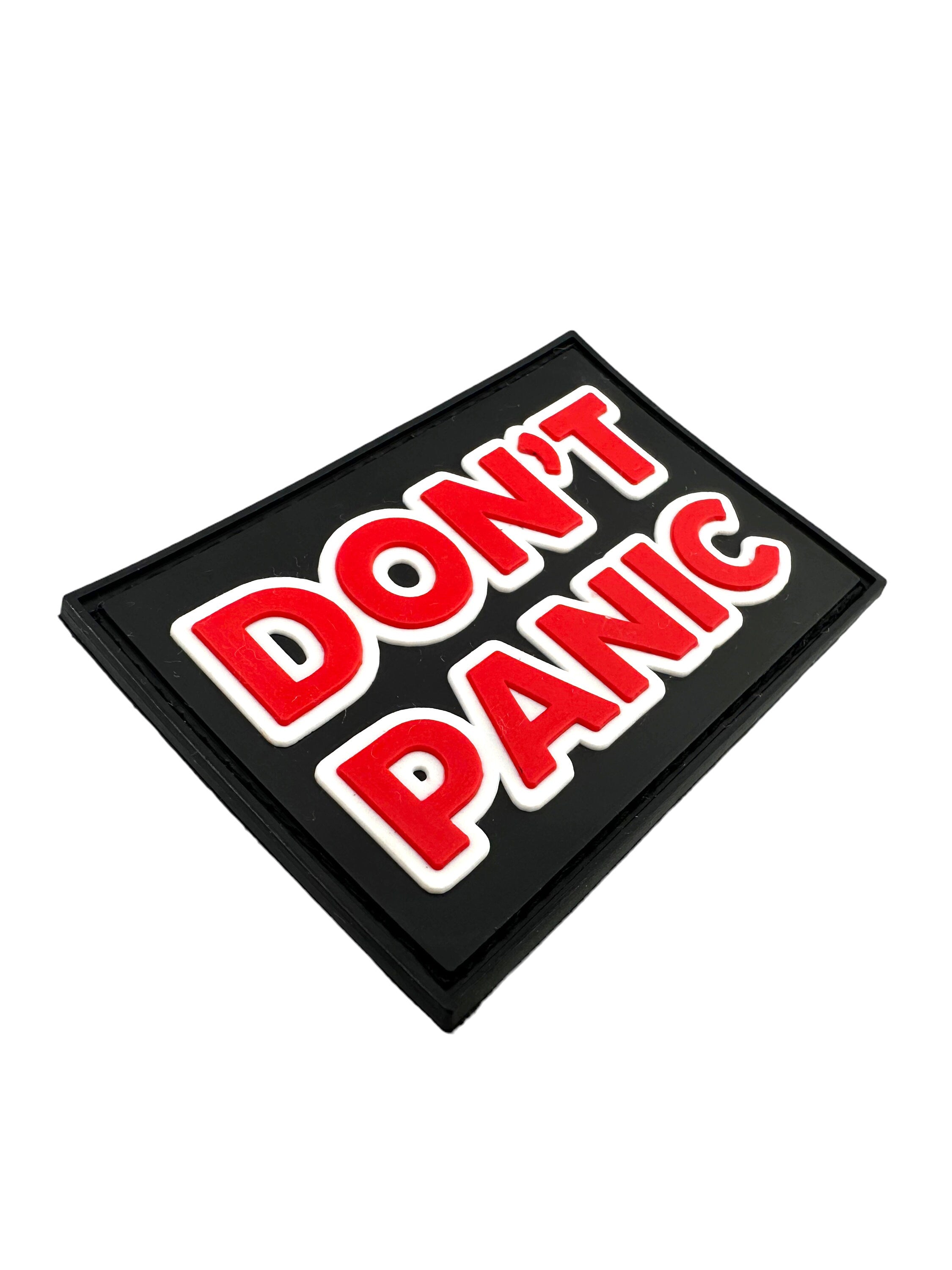 Don't Panic Tactical Airsoft Paintball PVC Morale Patch