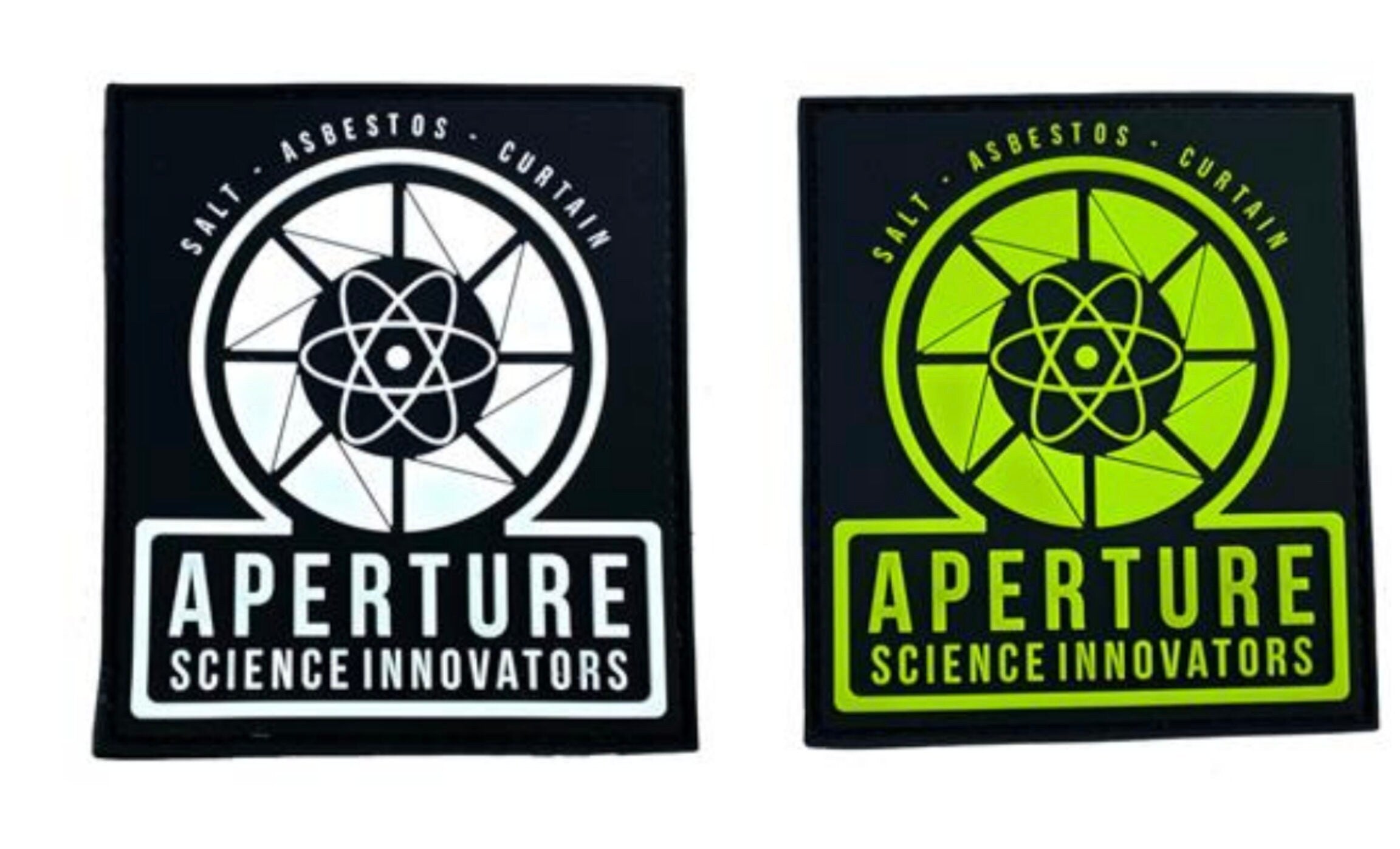 Aperture Science Innovators Portal PVC Airsoft Paintball Cosplay Morale Patch