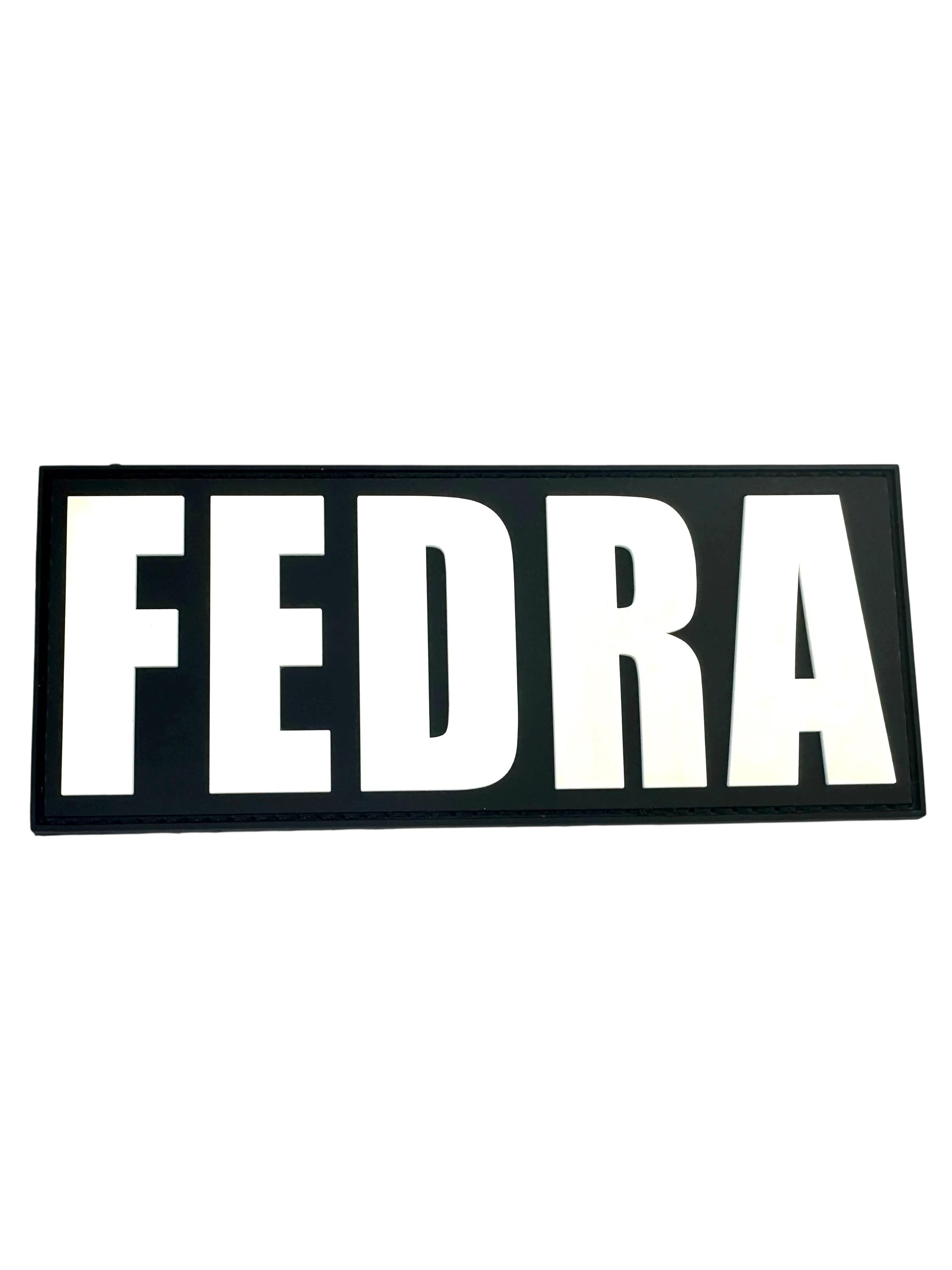 FEDRA Tactical Airsoft Paintball PVC Morale Fan Patch