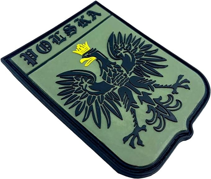 Poland Polish Polska Crest Flag Tactical PVC Airsoft Paintball Cosplay Team Patch