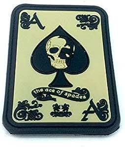 Ace Of Spades Biker Airsoft Paintball PVC Morale Patch