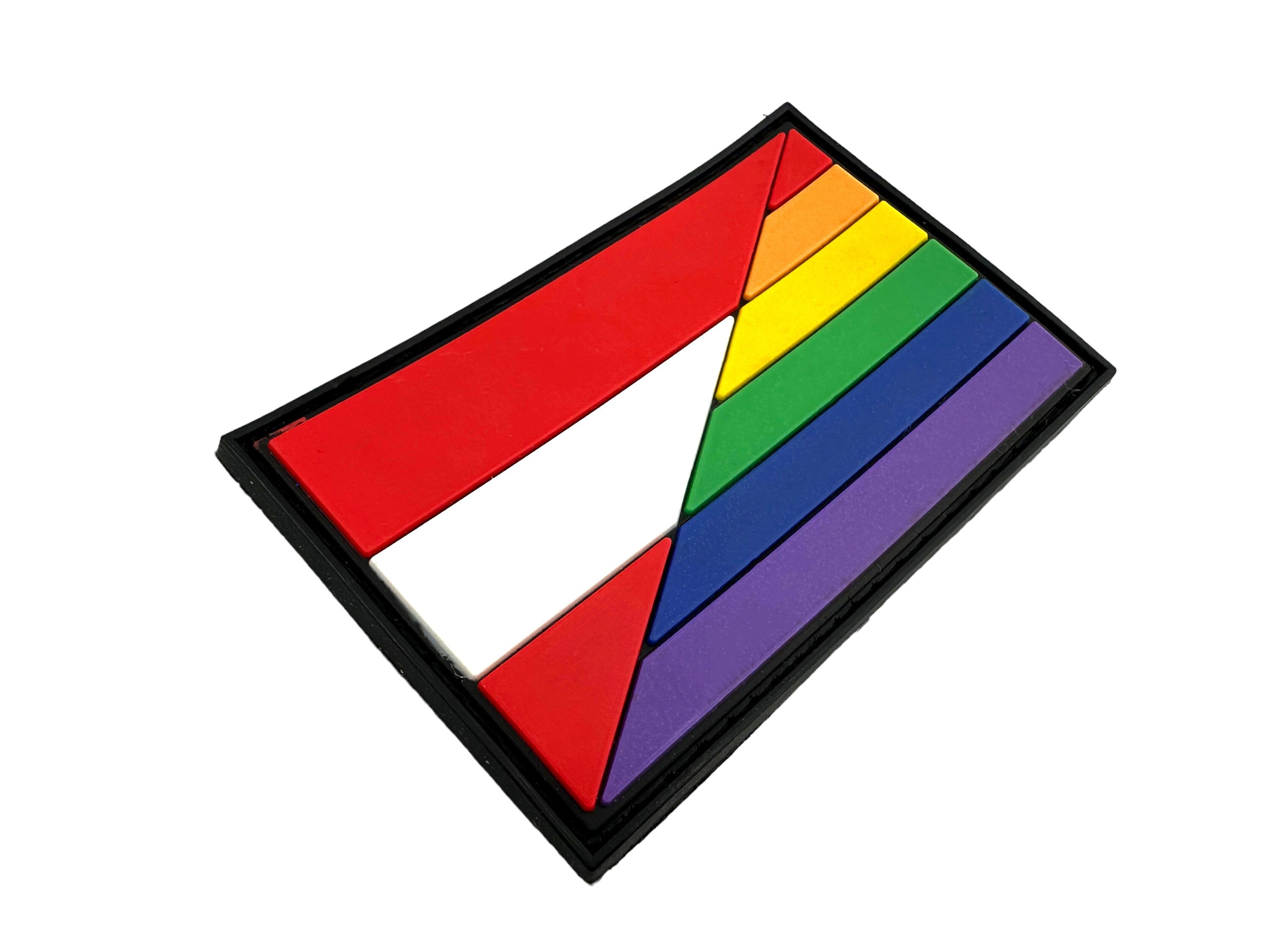 Österreich Austria Transisition Gay Pride Rainbow LGBTQ Flag PVC Airsoft Paintball Patch