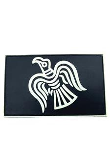 Odin Raven Norse Viking Rune PVC Airsoft Paintball Cosplay Morale Patch