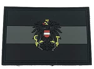 Austria Austrian Österreich Crest Flag PVC Airsoft Paintball Morale Patch