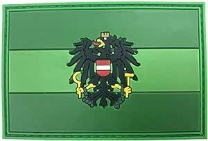 Austria Austrian Österreich Crest Flag PVC Airsoft Paintball Morale Patch