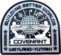 USCSS Covenant Crew Emblem Alien Weyland Yutani Airsoft Paintball PVC Morale Sci Fi Patch
