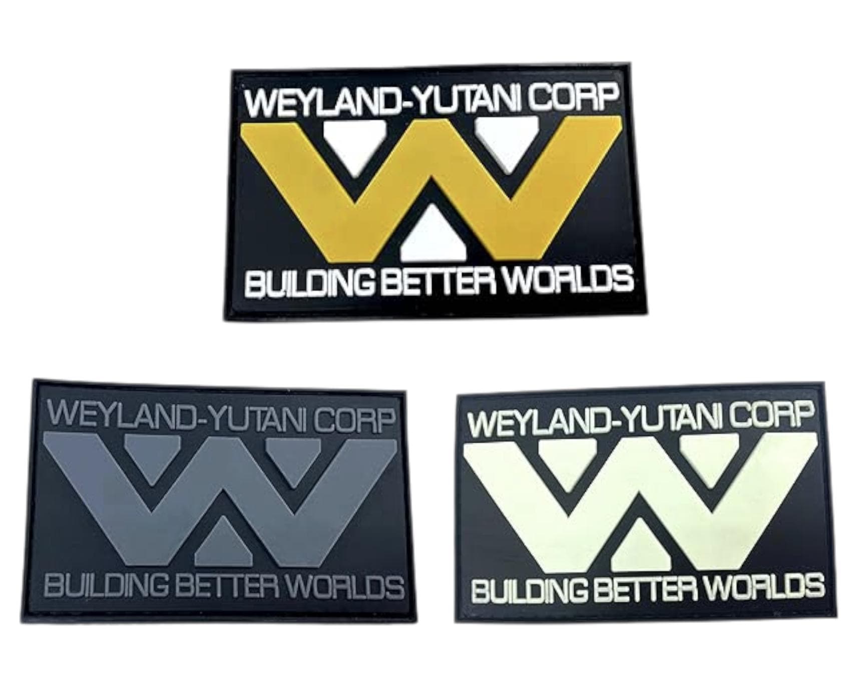 Weyland Yutani Building Better Worlds Airsoft PVC Morale Cosplay Sci-Fi Patch