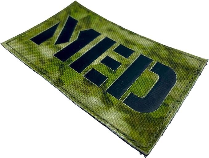 MED Medic Camouflage Tactical Laser Cut Airsoft Paintball Field Patch