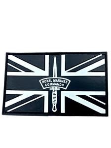 British Royal Marines Commando Union Jack Flag Tactical Airsoft PVC Morale Patch