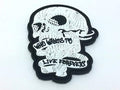 Who Wants To Live Forever Skull Tactical Paintball Airsoft Paintball PVC Morale Biker Patch