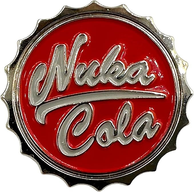 Nuka Cola Metal Cosplay Pin Fan Badge Brooch