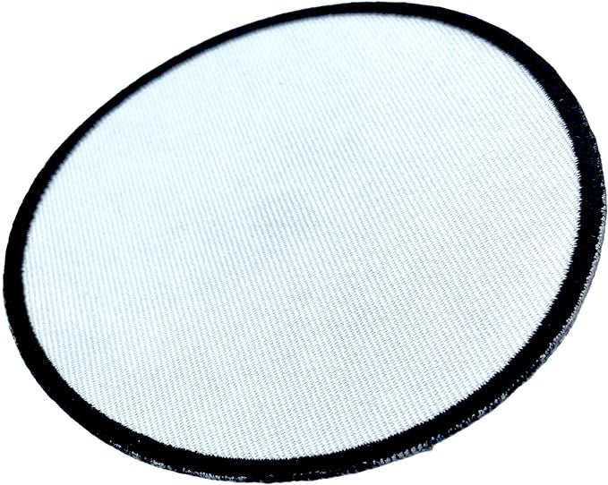Round Hook Backed Sublimation Blank Patches for DIY Custom Patches