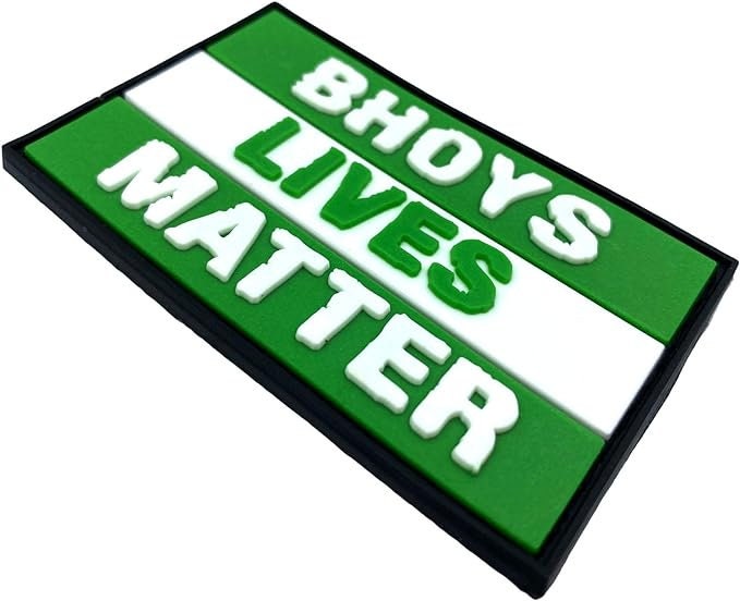 Bhoys Lives Matter Celtic FC Football Fan PVC Airsoft Paintball Morale Fan Patch