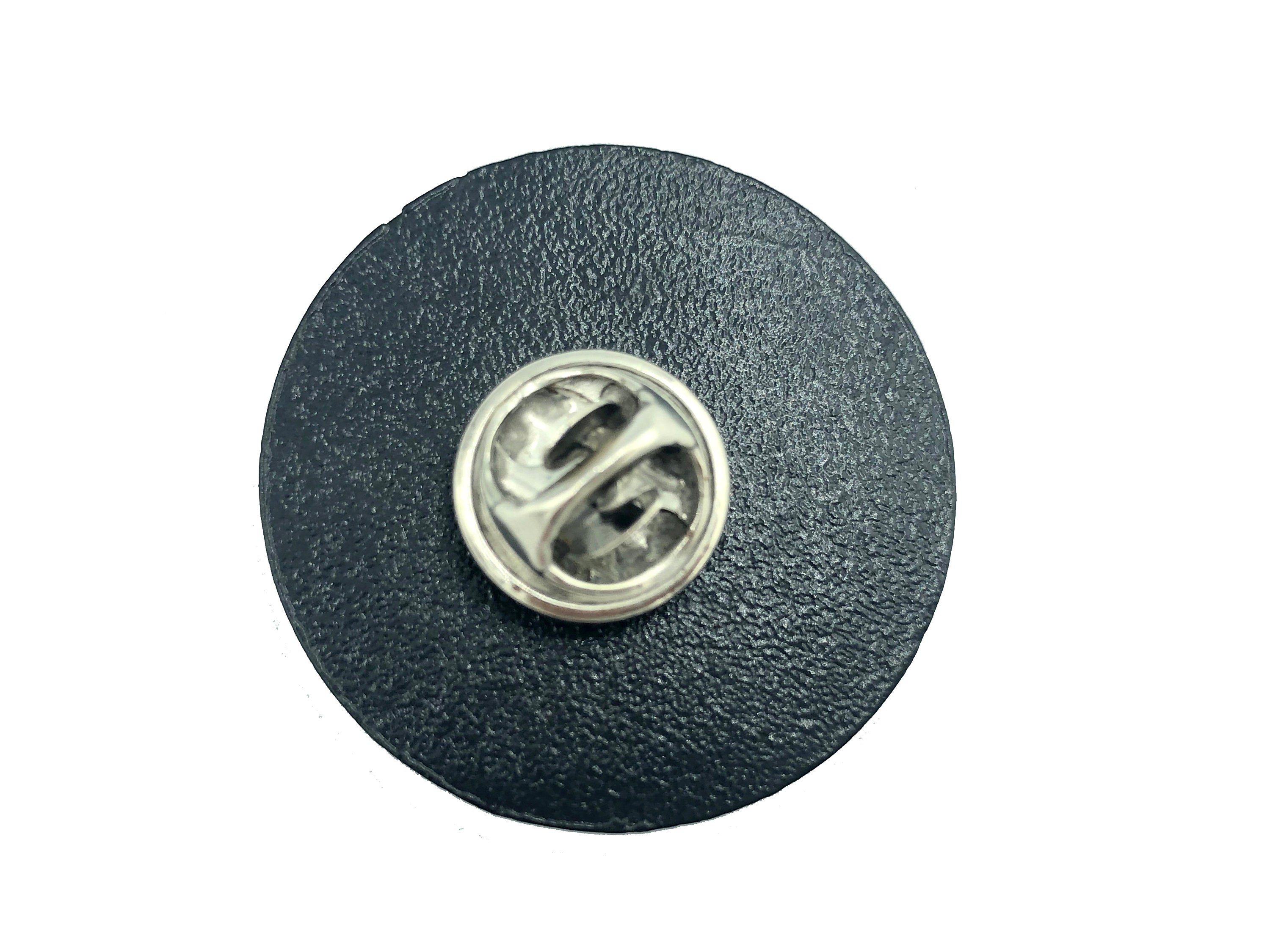 Odin's Raven Norse Rune Viking Red Metal Pin Badge Brooch