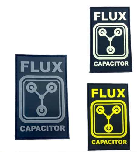 Flux Capacitor Back to the Future Tactical Airsoft Paintball PVC Morale Cosplay Fan Patch