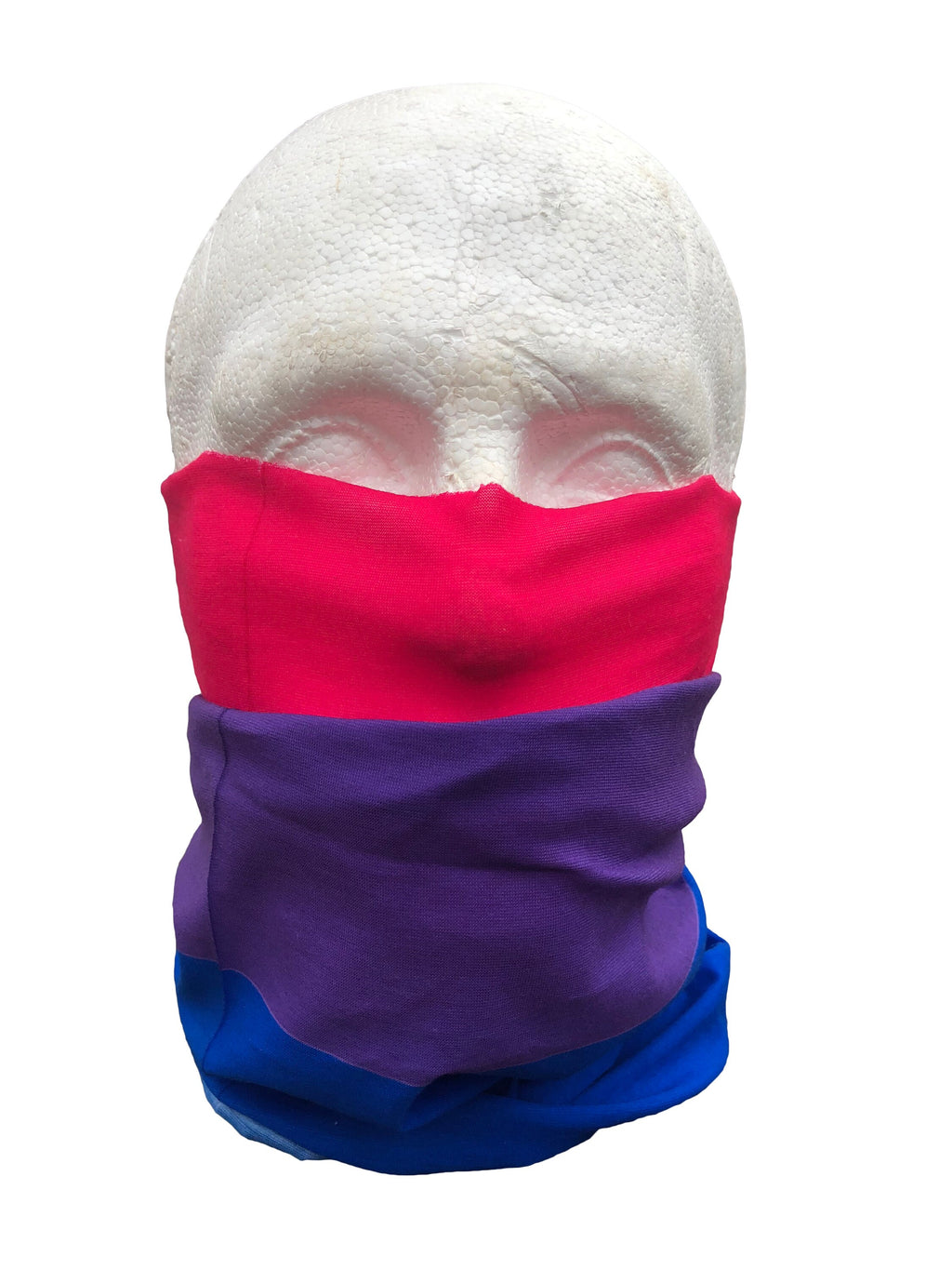 Bisexual Bi LBGTQ Gay Pride Flag Quick Dry Microfibre Bandana Neck Snood Head Wrap Headband Scarf Face Mask Ultra Soft Elastic Headscarf