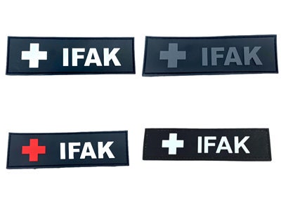 IFAK Individual First Aid Kit Medic Airsoft Paintball PVC Morale Cosplay Patch