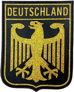 Deutschland Royal Coat Of Arms Imperial Eagle Germany Flag Airsoft Paintball PVC Morale Patch
