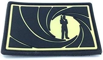 007 Silhouette Tactical PVC Airsoft Paintball Cosplay Fan Patch