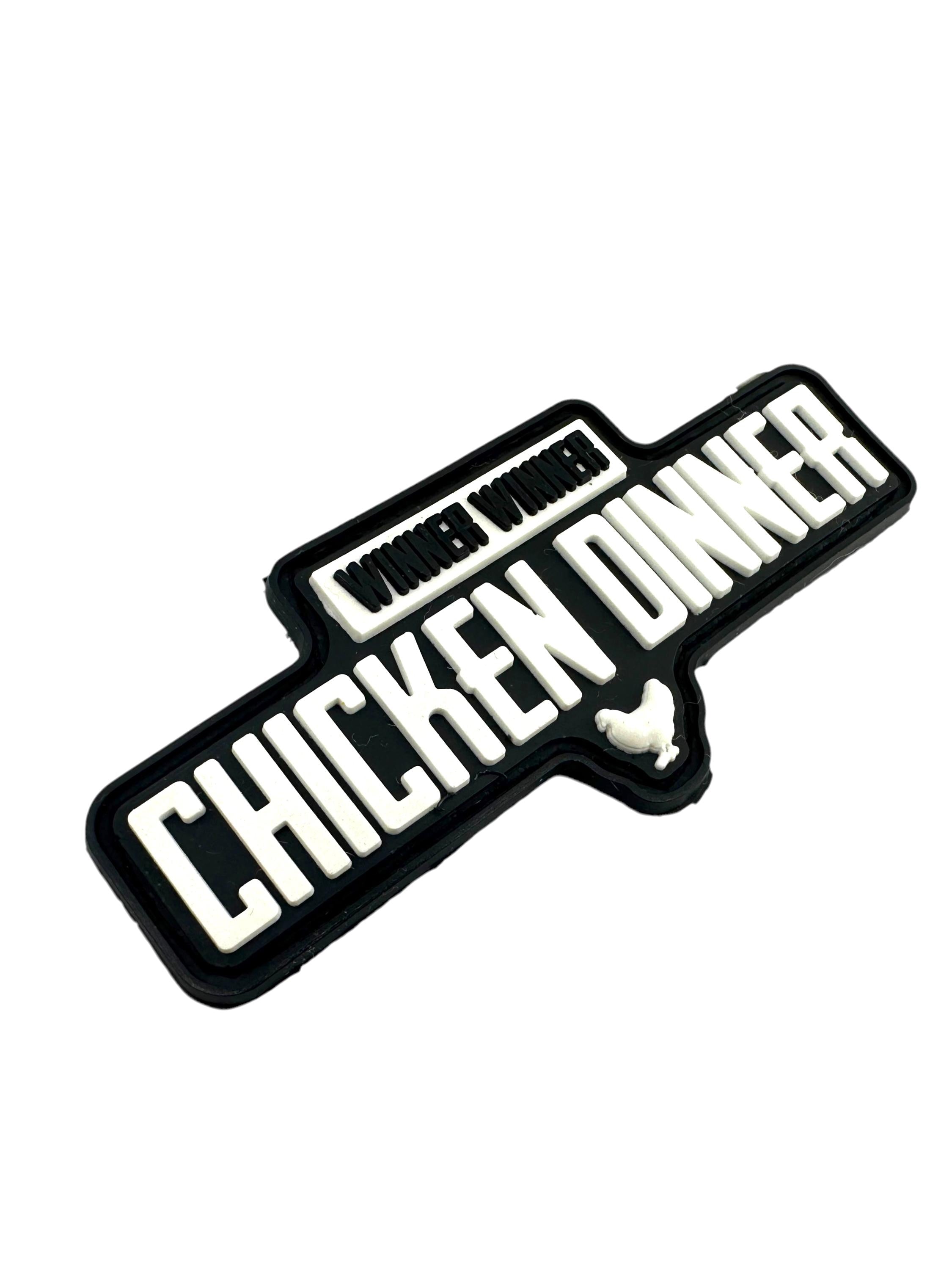 Winner Winner Chicken Dinner Tactical Airsoft Paintball PVC Morale Patch
