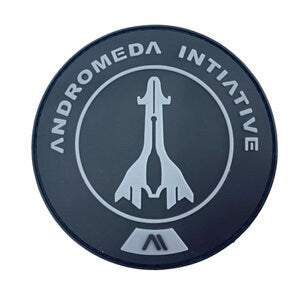 Andromeda Initiative Glow in the Dark Mass Effect PVC Airsoft Paintball Cosplay Morale Patch