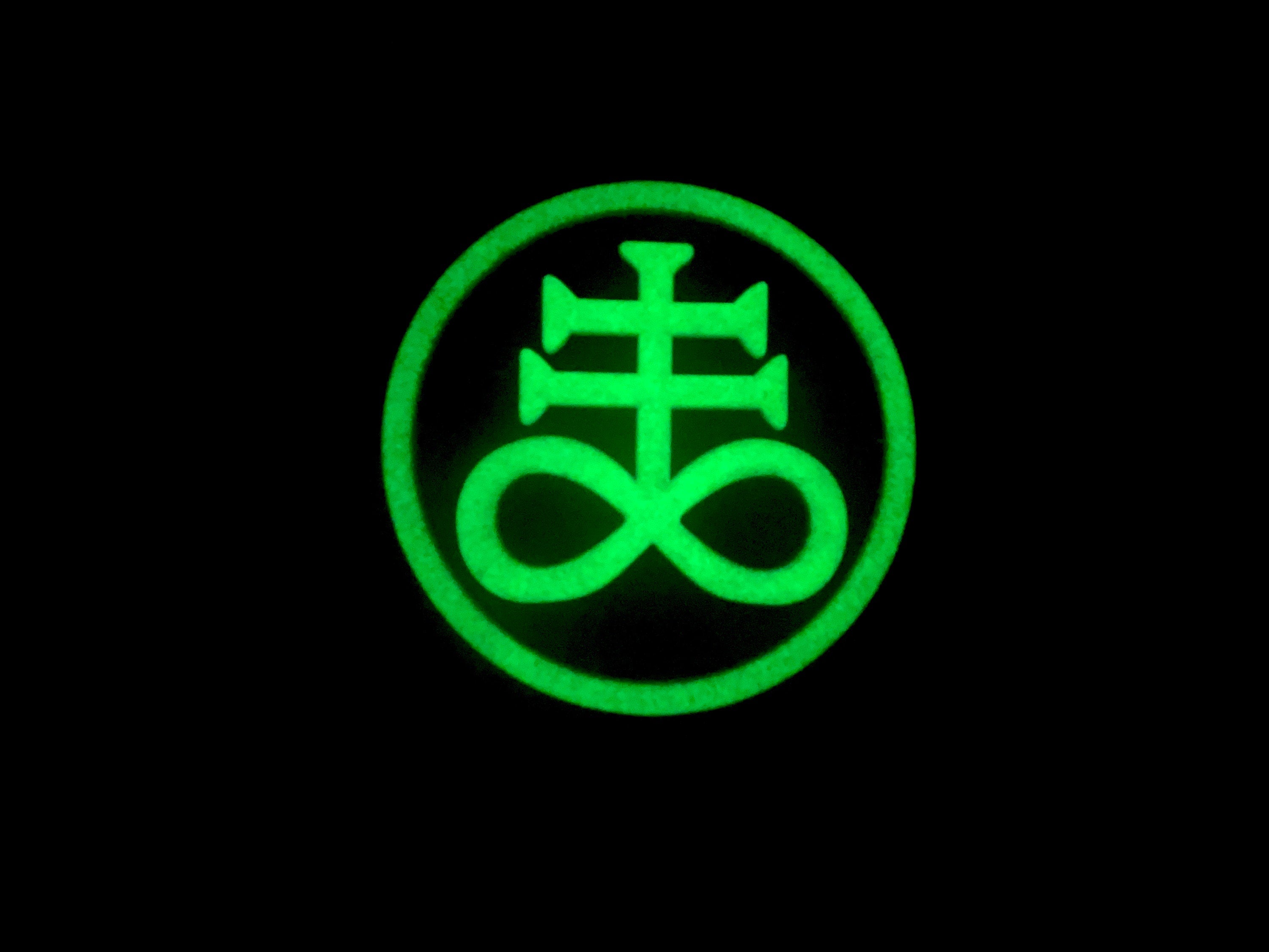 The Leviathan Cross Satan Cross Devil Cosplay PVC Airsoft Paintball Patch