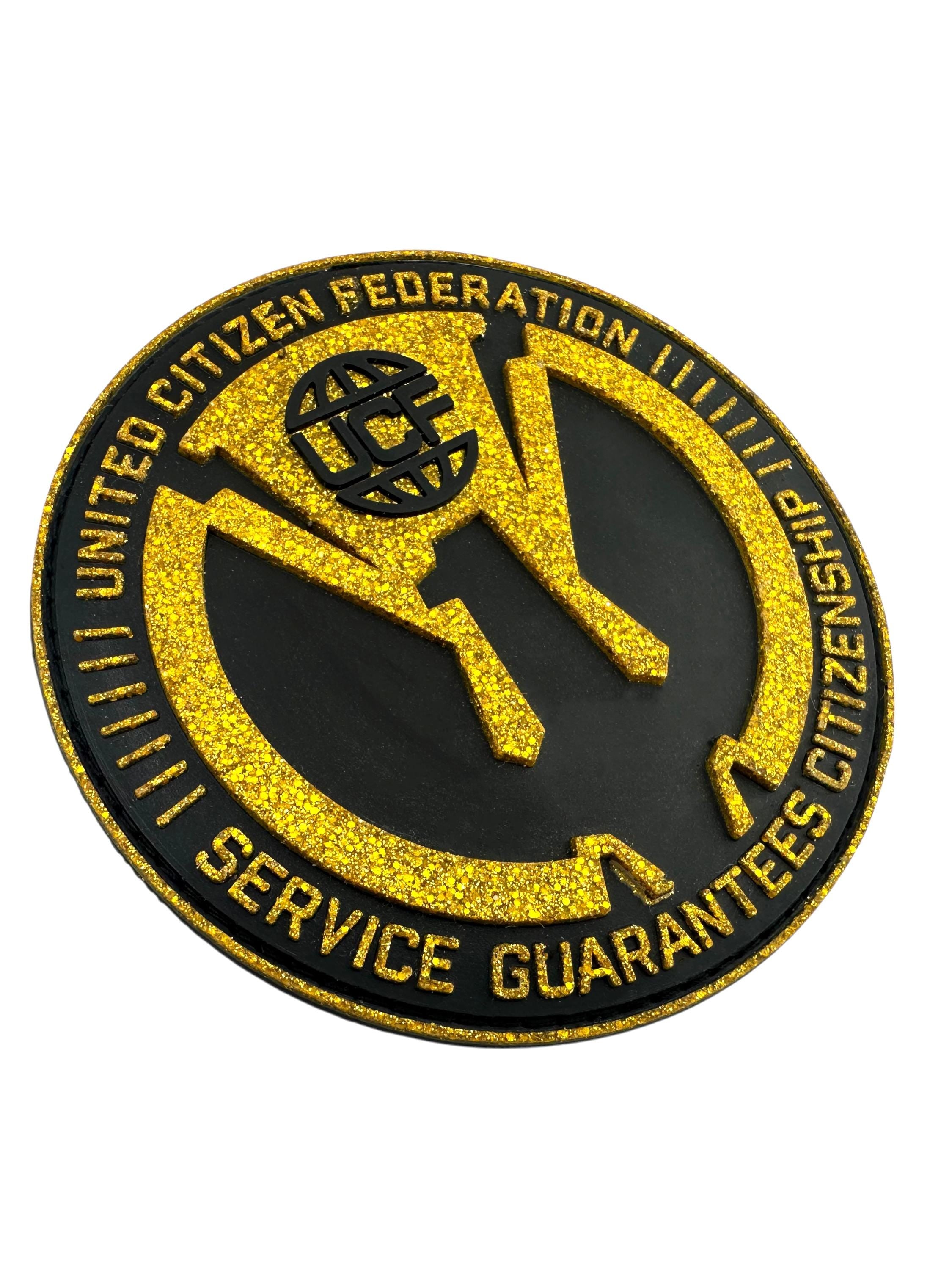 United Citizen Federation Starship Troopers Airsoft PVC Morale Cosplay Patch