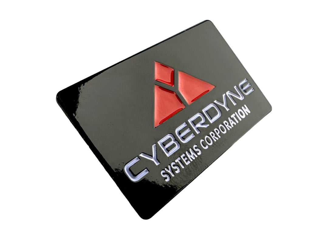 Cyberdyne Corporations Metal Fan Pin Badge Brooch